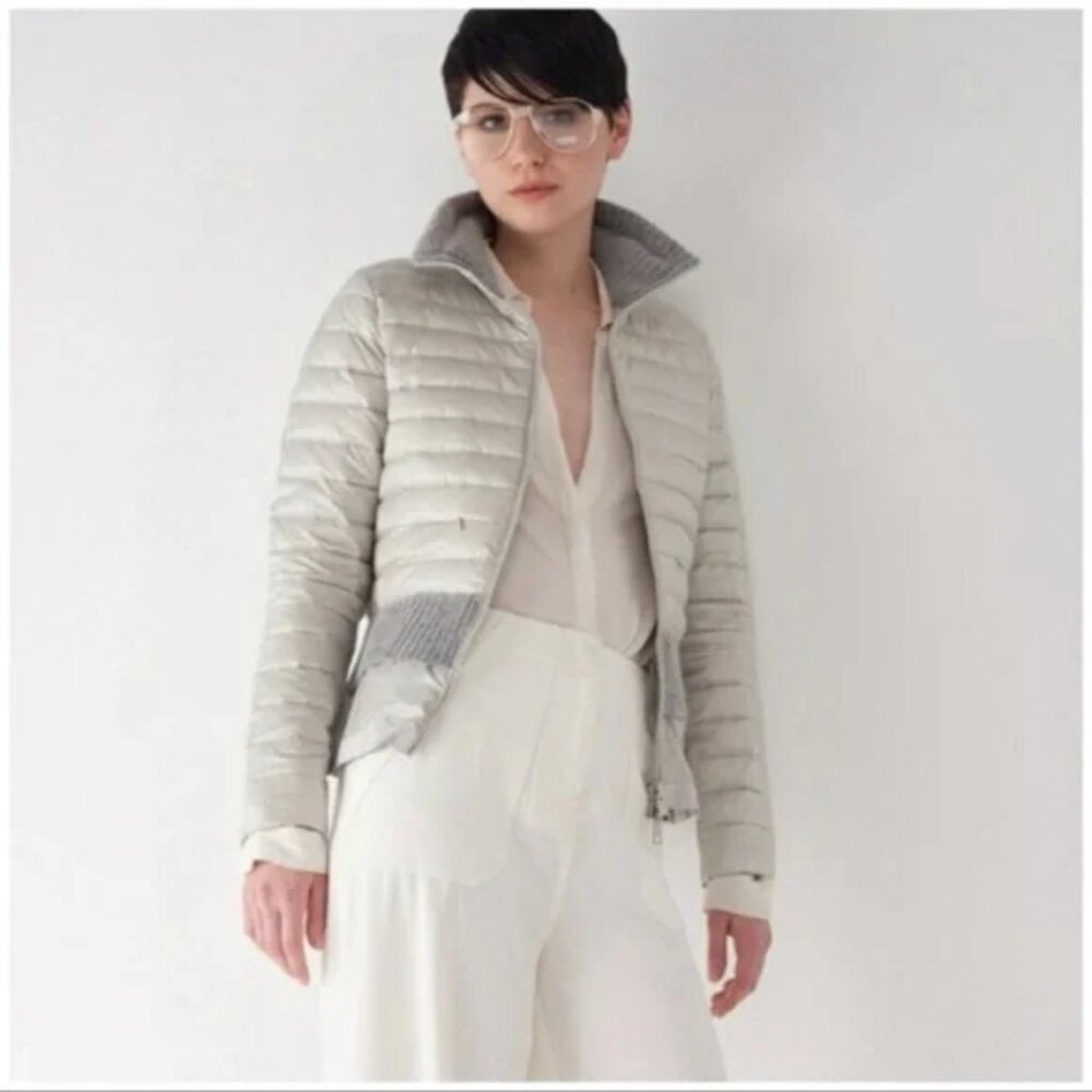 Sosken Bev Down Puffer Jacket Grey Small